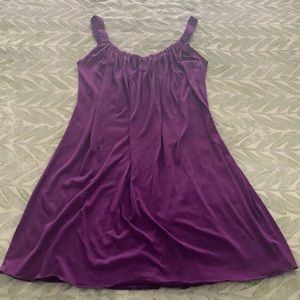 Purple Venus mini dress